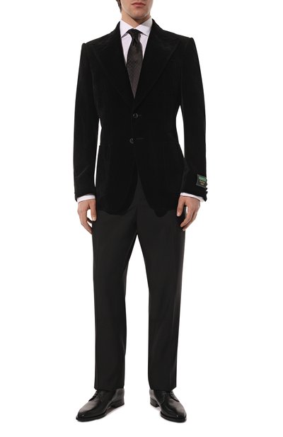 Пиджак из хлопка и льна GUCCI, арт. 648932 Z8AMW, фото 2