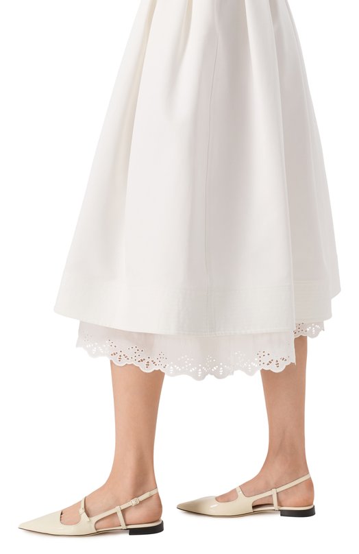 Лакированные балетки Didi Jimmy Choo DIDI FLAT/PAT Кремовый  DIDI FLAT/PAT Фото 3