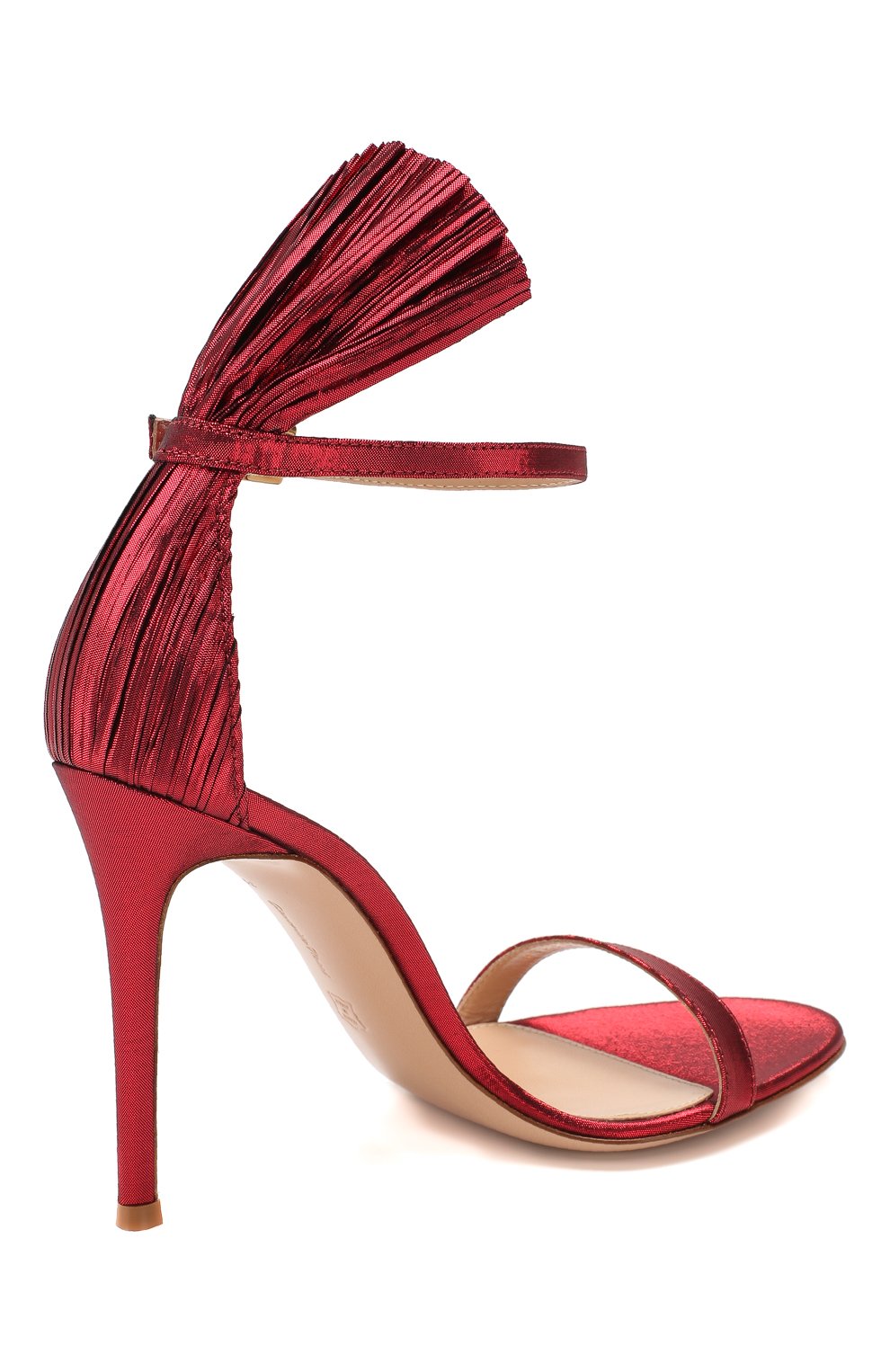 Текстильные босоножки belvedere 105 GIANVITO ROSSI, арт. G61498.15RIC.LAMTABS, фото 4