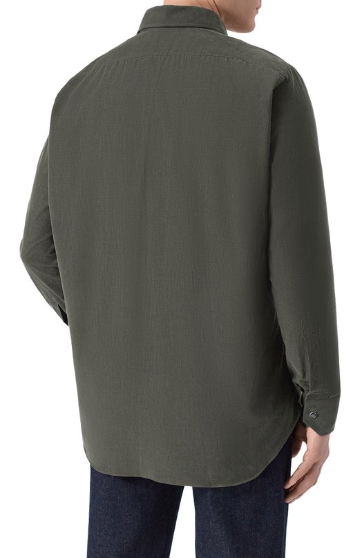 Вельветовая рубашка MVST MAN SHIRT L/S/0620 Зелёный  MAN SHIRT L/S/0620 Фото 4