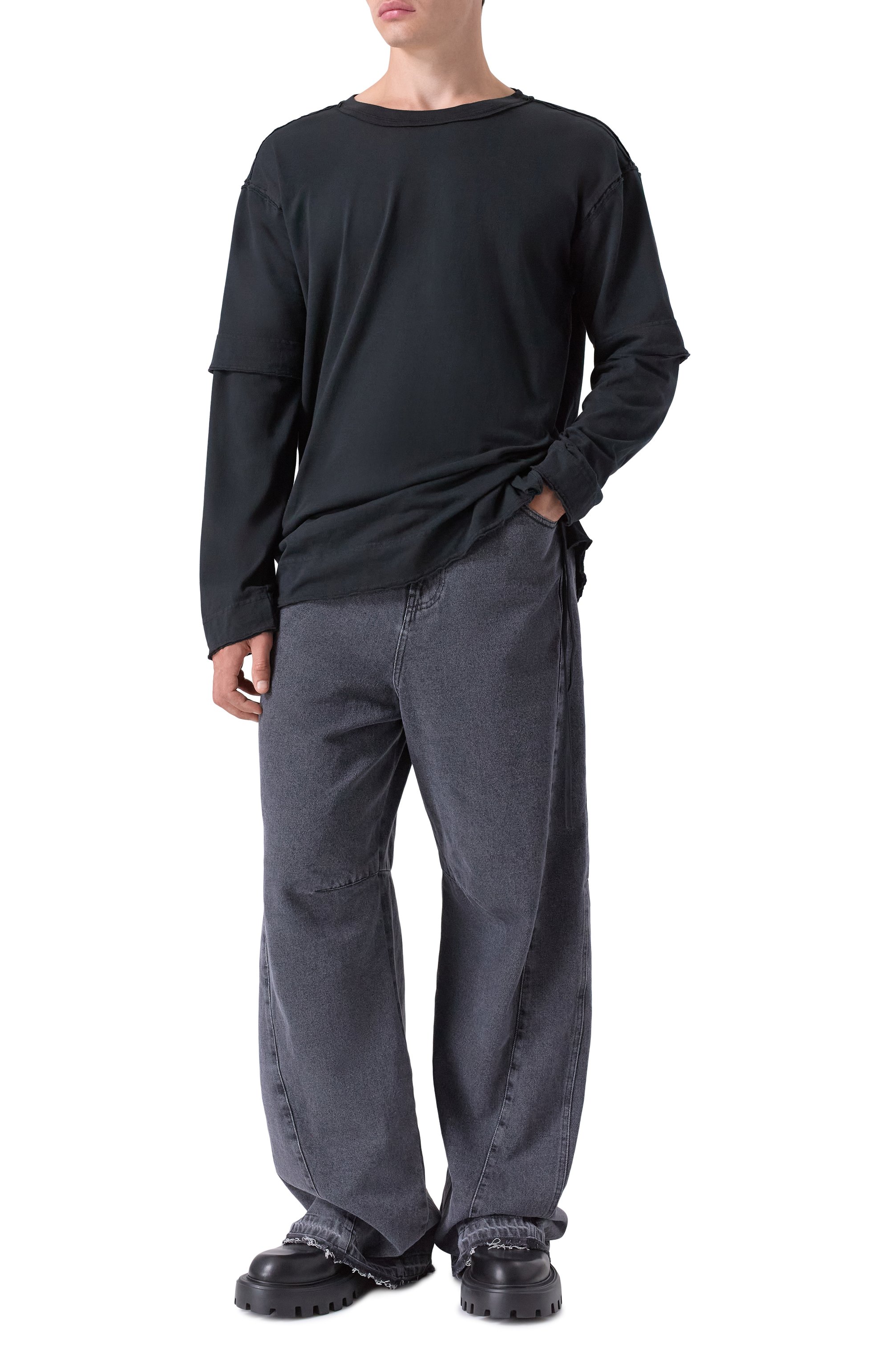 Джинсы ANDREA YA'AQOV, арт. 25MDEN75B/C0TT0N, фото 2