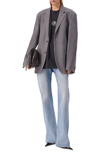Хлопковая футболка VETEMENTS, арт. ME76TR162B/1200 LIGHT JERSEY, фото 3