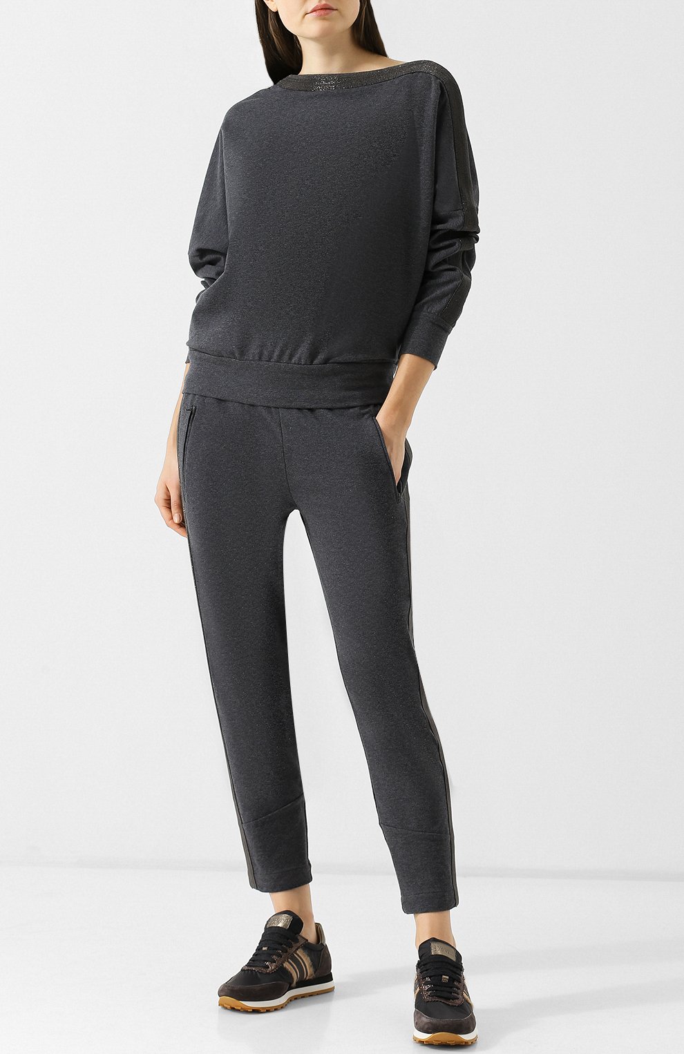 Хлопковый спортивный костюм BRUNELLO CUCINELLI, арт. MH827T8009, фото 1