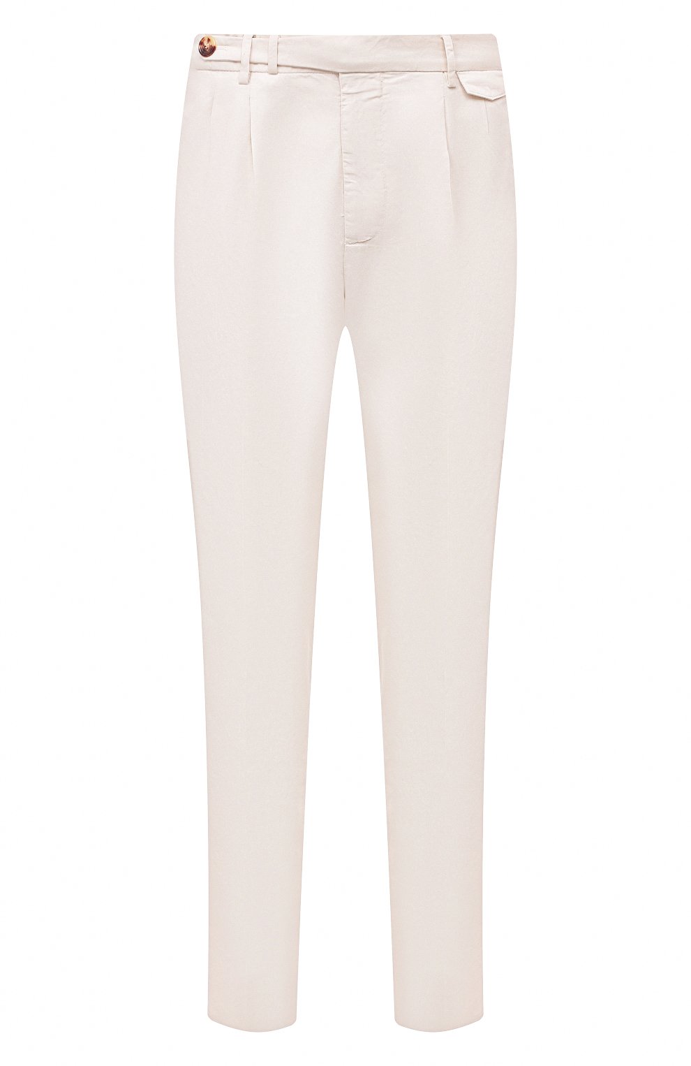 Брюки изо льна и хлопка BRUNELLO CUCINELLI, арт. MP91DE1920, фото 1