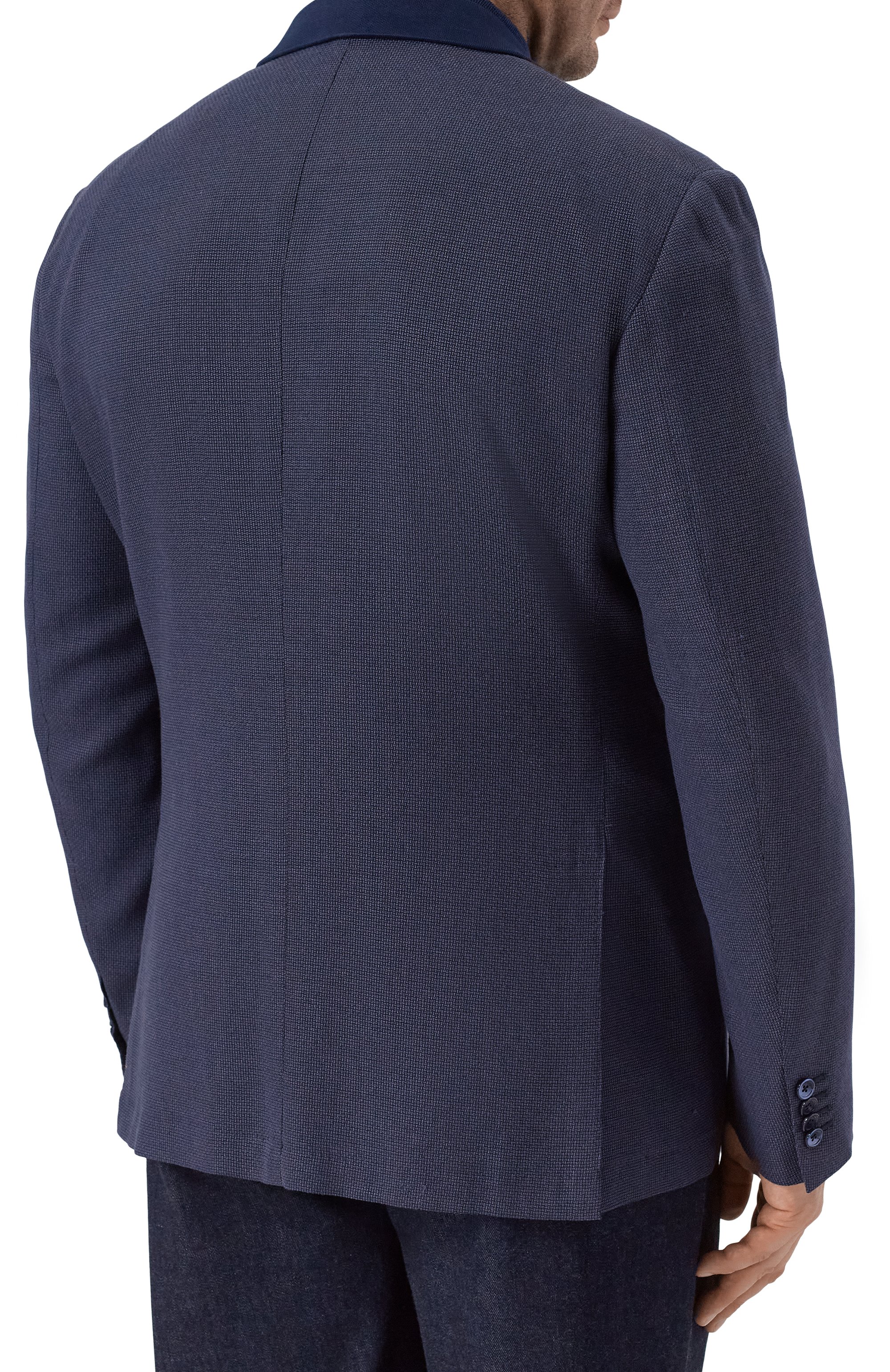 Пиджак из шерсти и шелка ZILLI, арт. MNP-G2W0S-36071/0001, фото 5