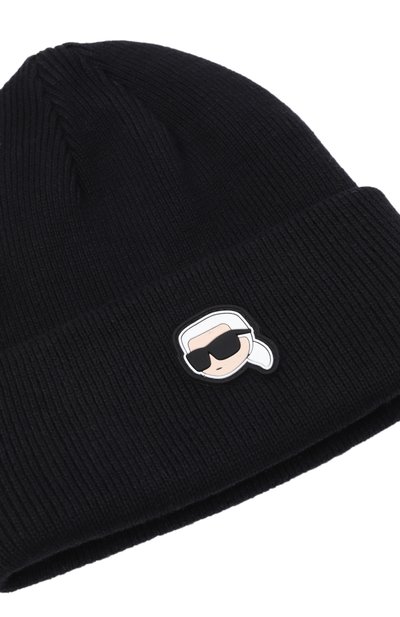 Хлопковая шапка KARL LAGERFELD KIDS, арт. Z31028, фото 3