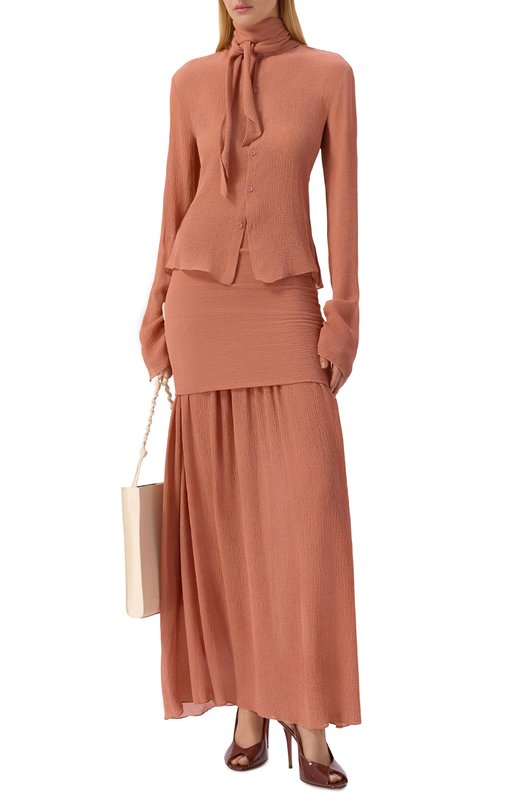 Шелковая блузка Petar Petrov S26TB17 Розовый  S26TB17 Фото 2