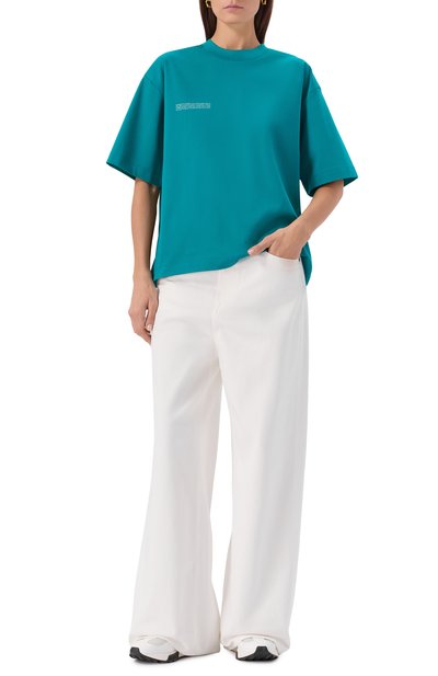 Хлопковая футболка PANGAIA, арт. 10002572, фото 2