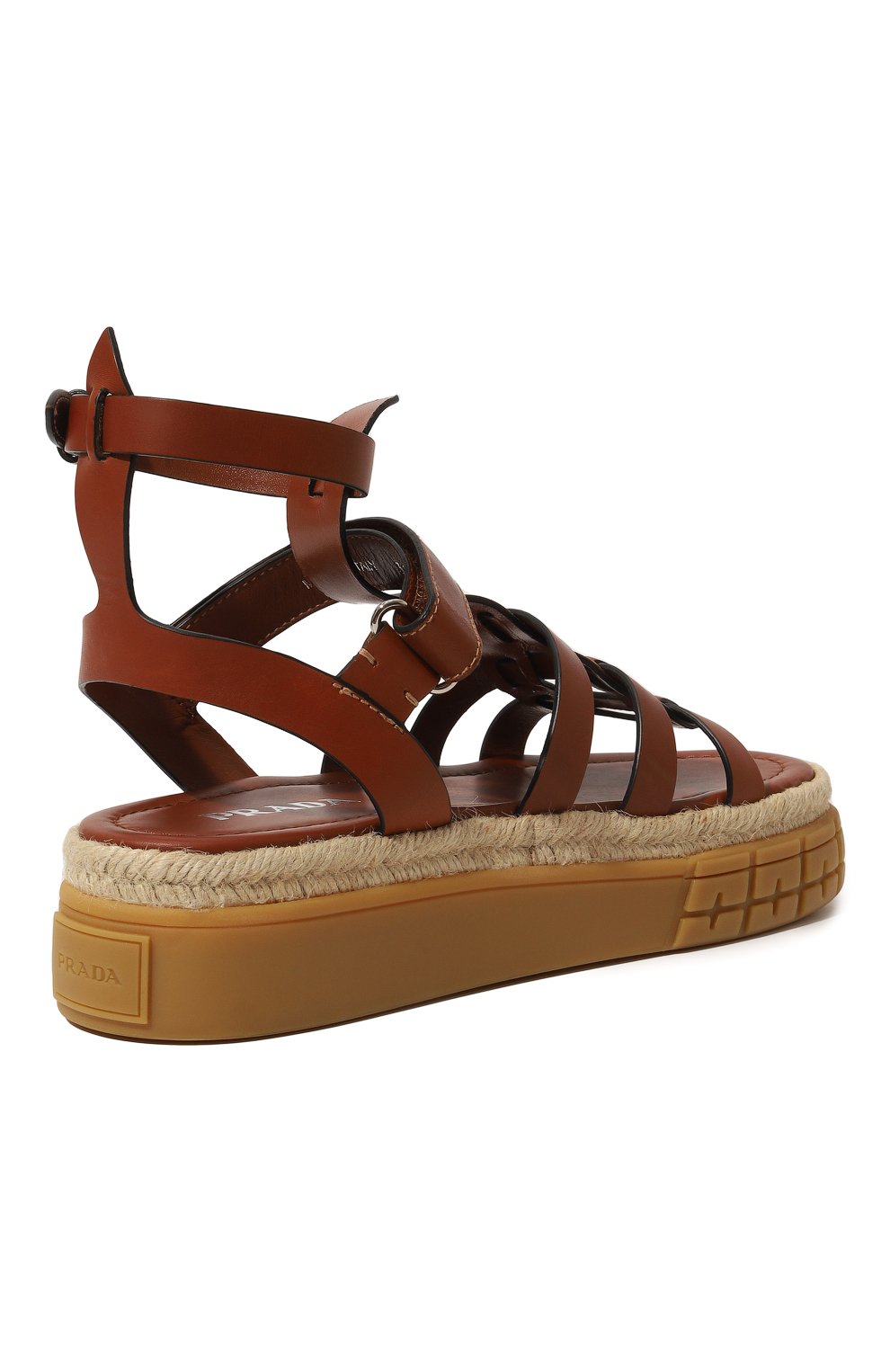 Кожаные сандалии PRADA, арт. 1X960L-248-F0046-045, фото 5