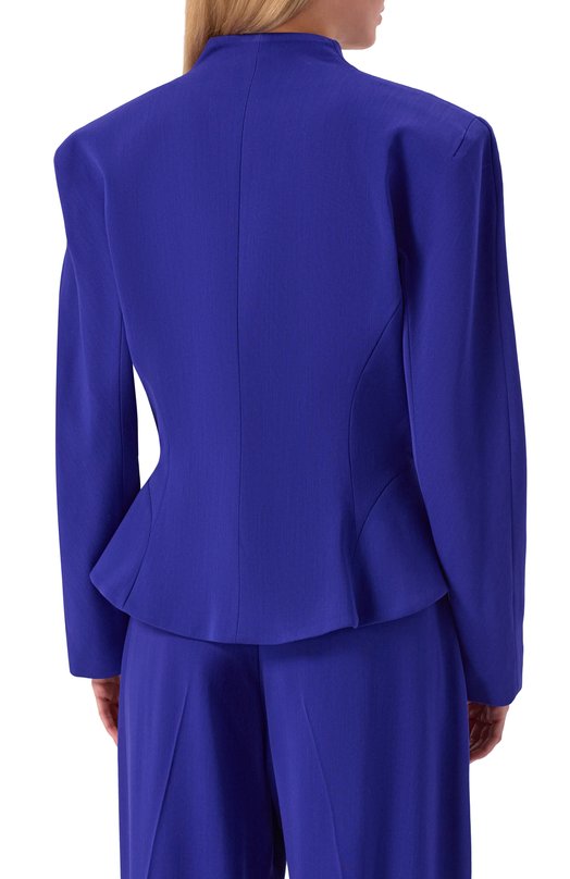 Жакет из вискозы и шерсти Mugler 25F1VE0466196 Синий  25F1VE0466196 Фото 4
