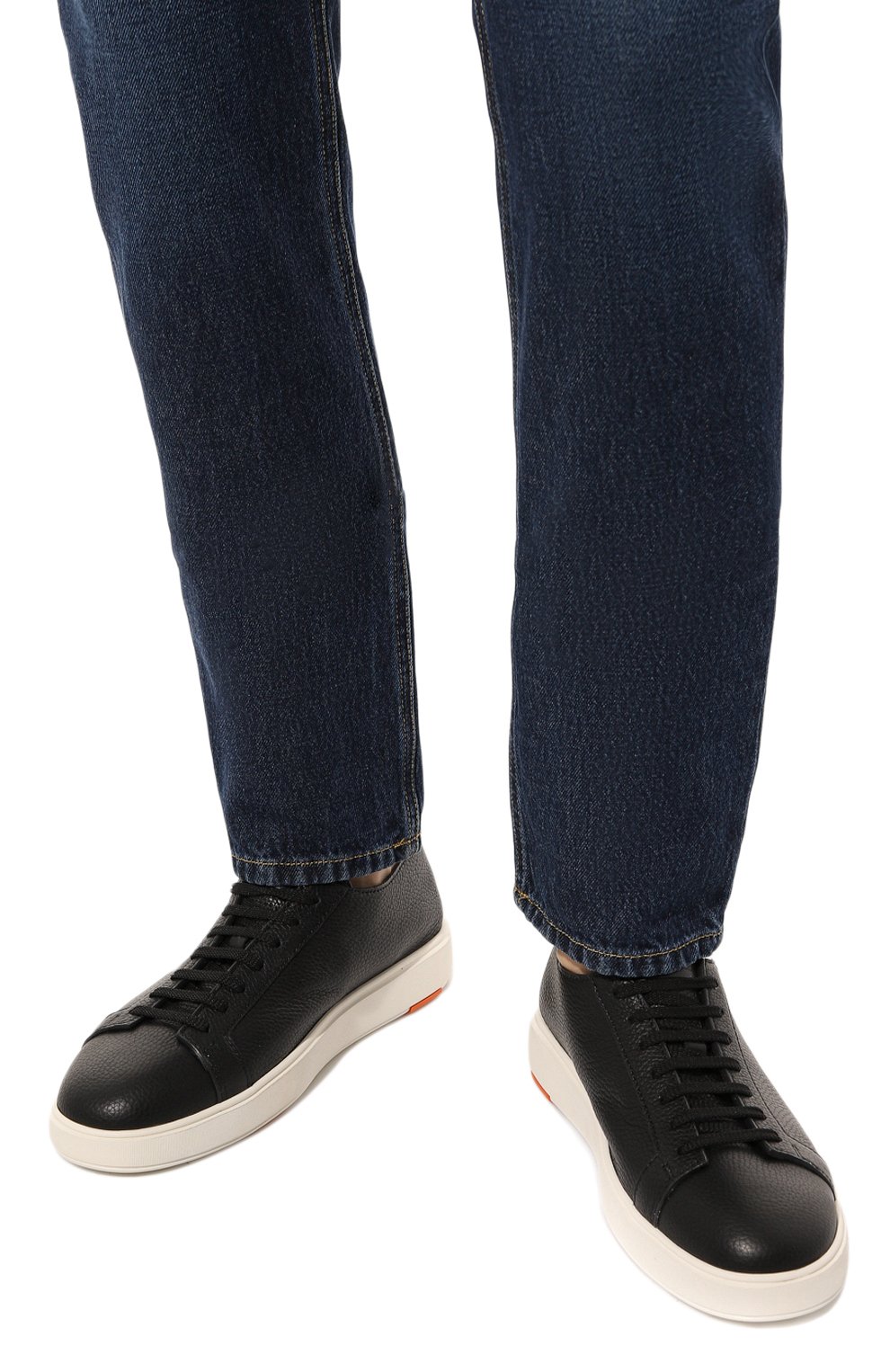 Кожаные кеды cleanic SANTONI, арт. MBCD21571BARCSB4N01, фото 3