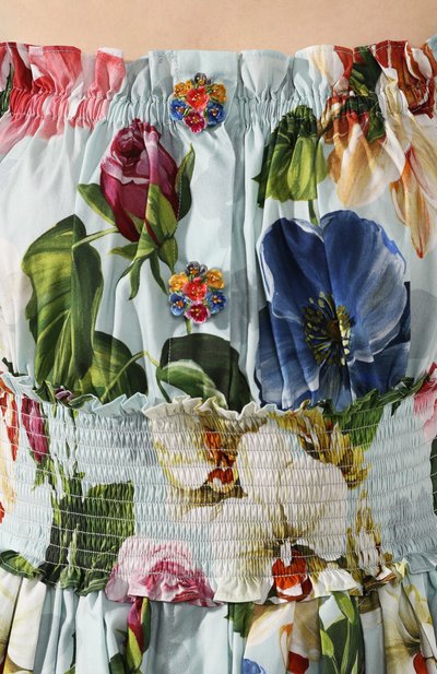 Хлопковое платье DOLCE & GABBANA, арт. F6H5QT/HS5GB, фото 5