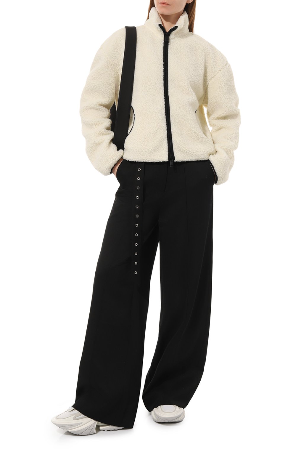 Куртка из экомеха DIESEL кремового цвета по цене 35400 руб., арт. A10525/0IJAW, фото 2 Куртка из экомеха DIESEL, арт. A10525/0IJAW, фото 2