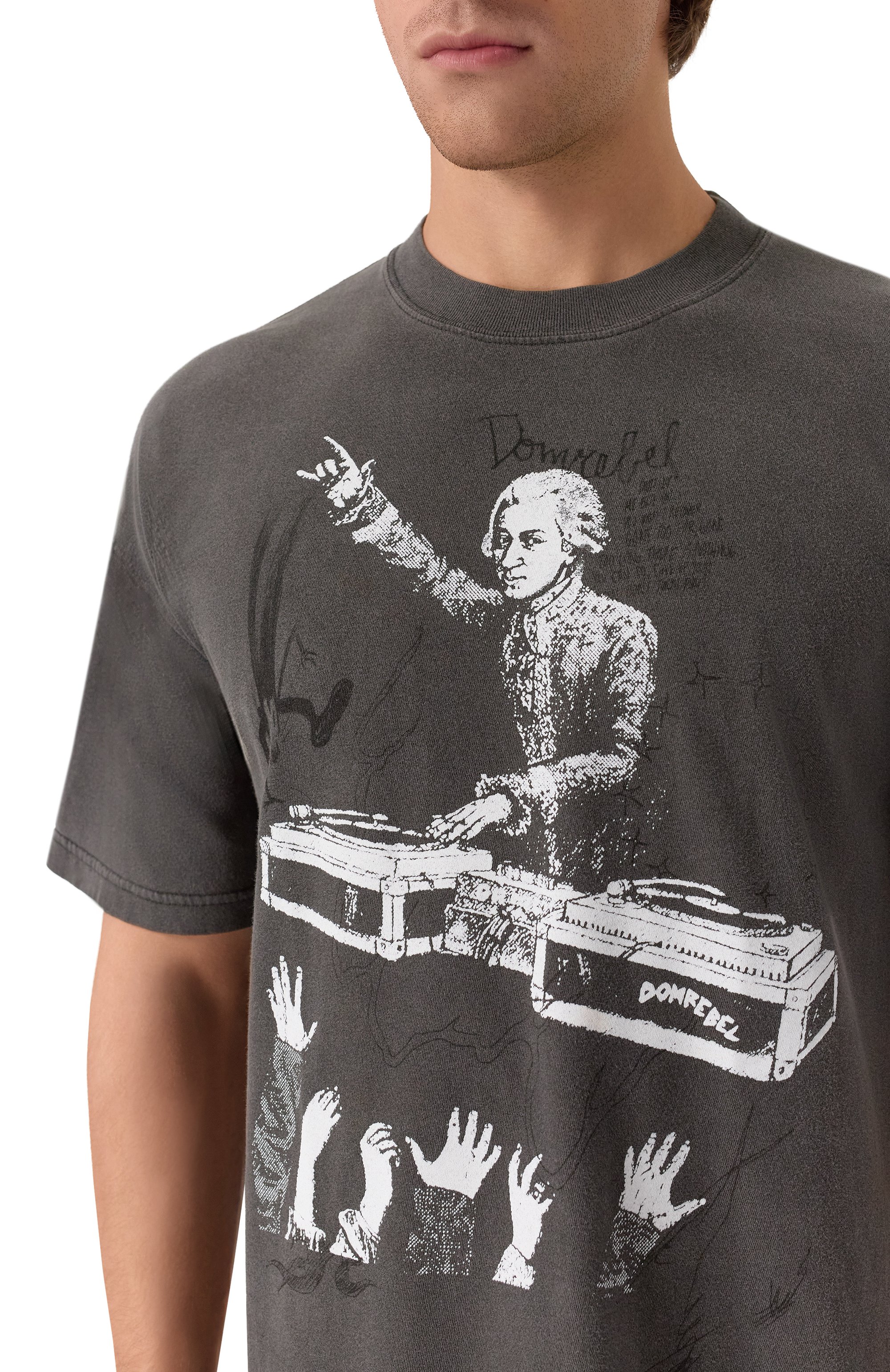 Хлопковая футболка DOMREBEL, арт. M M0ZART, фото 5