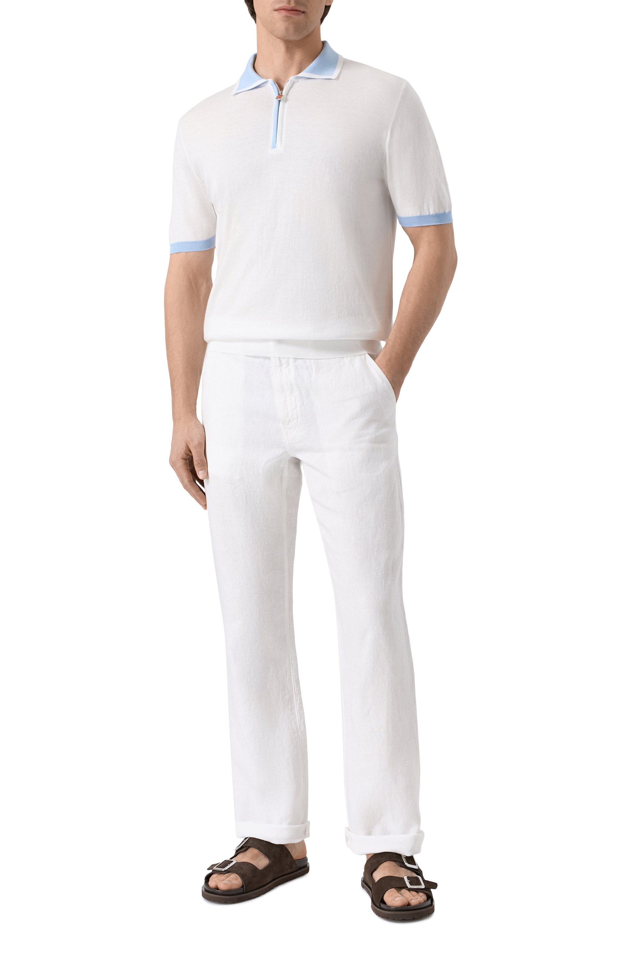 Хлопковое поло KITON, арт. UMK0571V108A, фото 2