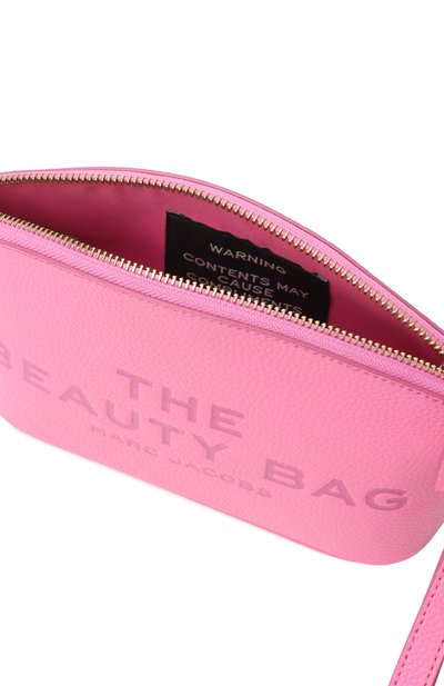 Кожаная косметичка MARC JACOBS (THE) розового цвета по цене 15750 руб., арт. 2R4SCP003S02, фото 3 Кожаная косметичка MARC JACOBS (THE), арт. 2R4SCP003S02, фото 3