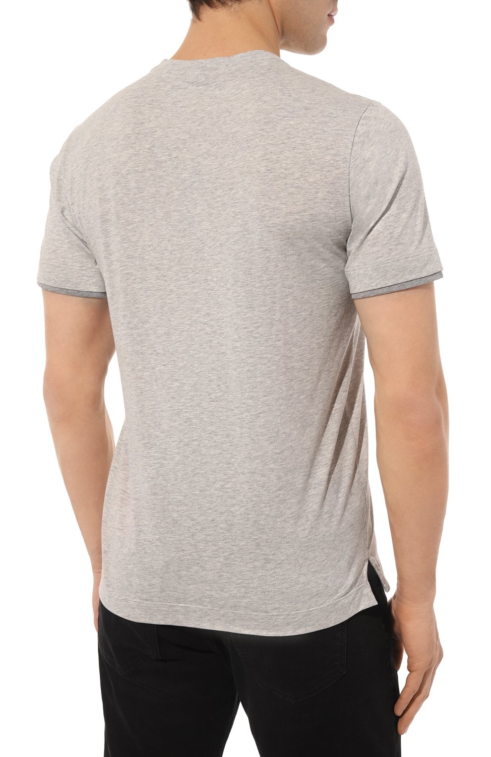 Хлопковая футболка CANALI, арт. T0691/MJ01037, фото 4