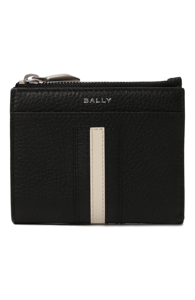 Мужской кожаное портмоне BALLY черного цвета, арт. MLW04E/VT434 | Фото 1 (Материал: Натуральная кожа; Нос: Не проставлено)