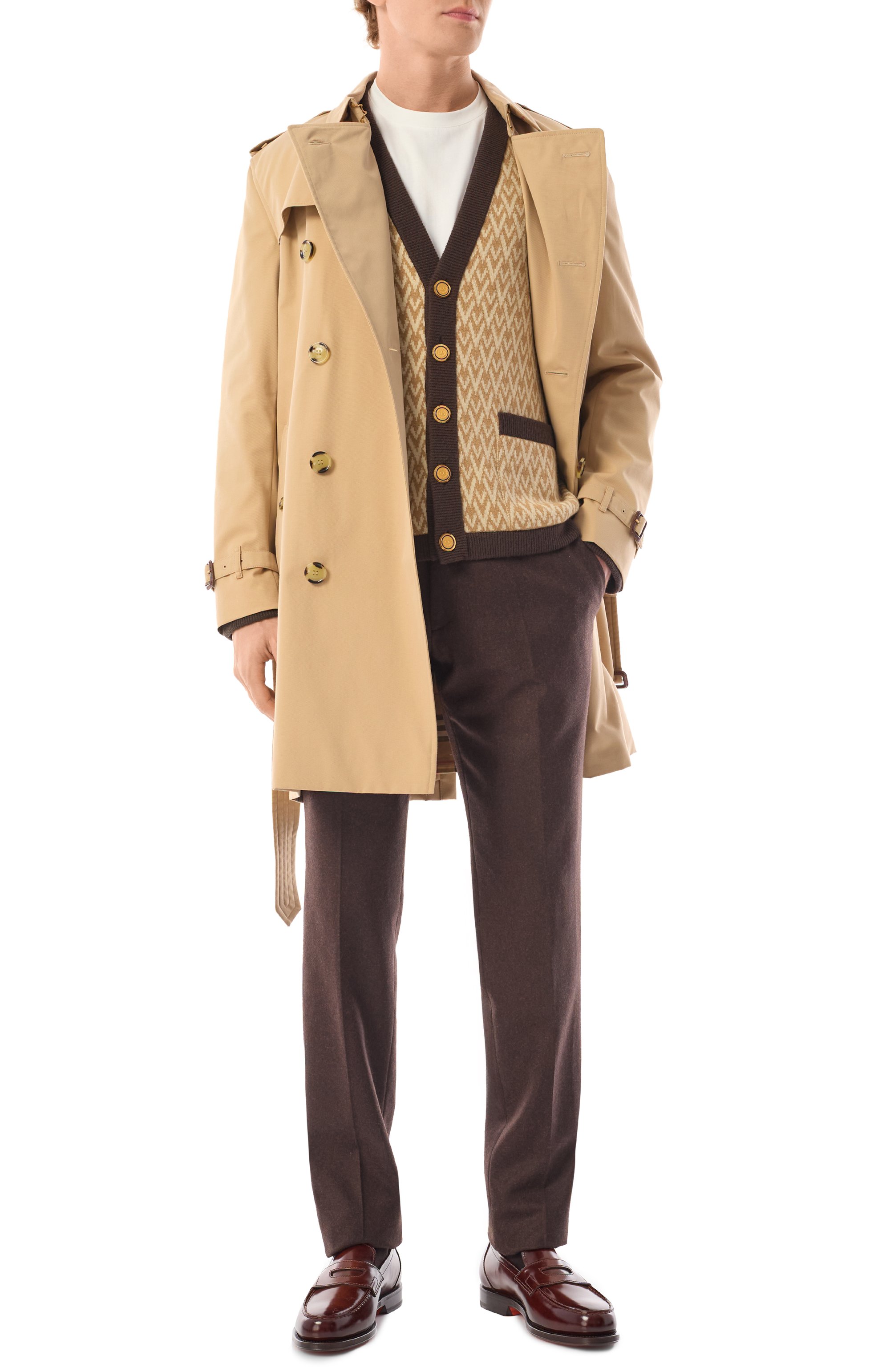 Кожаные пенни-лоферы quentin SANTONI, арт. MCQG18143PD5HPFGV29, фото 2