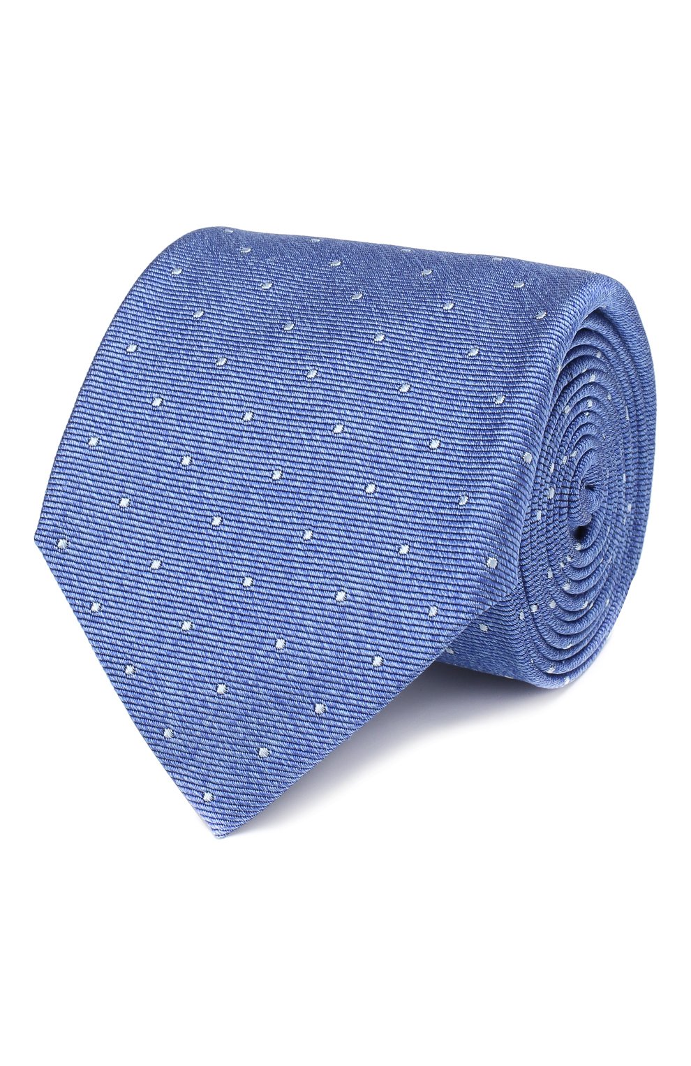 Шелковый галстук ANDREA CAMPAGNA синего цвета по цене 16500 руб., арт. M103890/TIES, фото 1 Шелковый галстук ANDREA CAMPAGNA, арт. M103890/TIES, фото 1