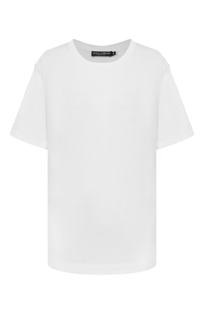 Женская хлопковая футболка DOLCE & GABBANA, арт. F8W64Z/GDDYD
