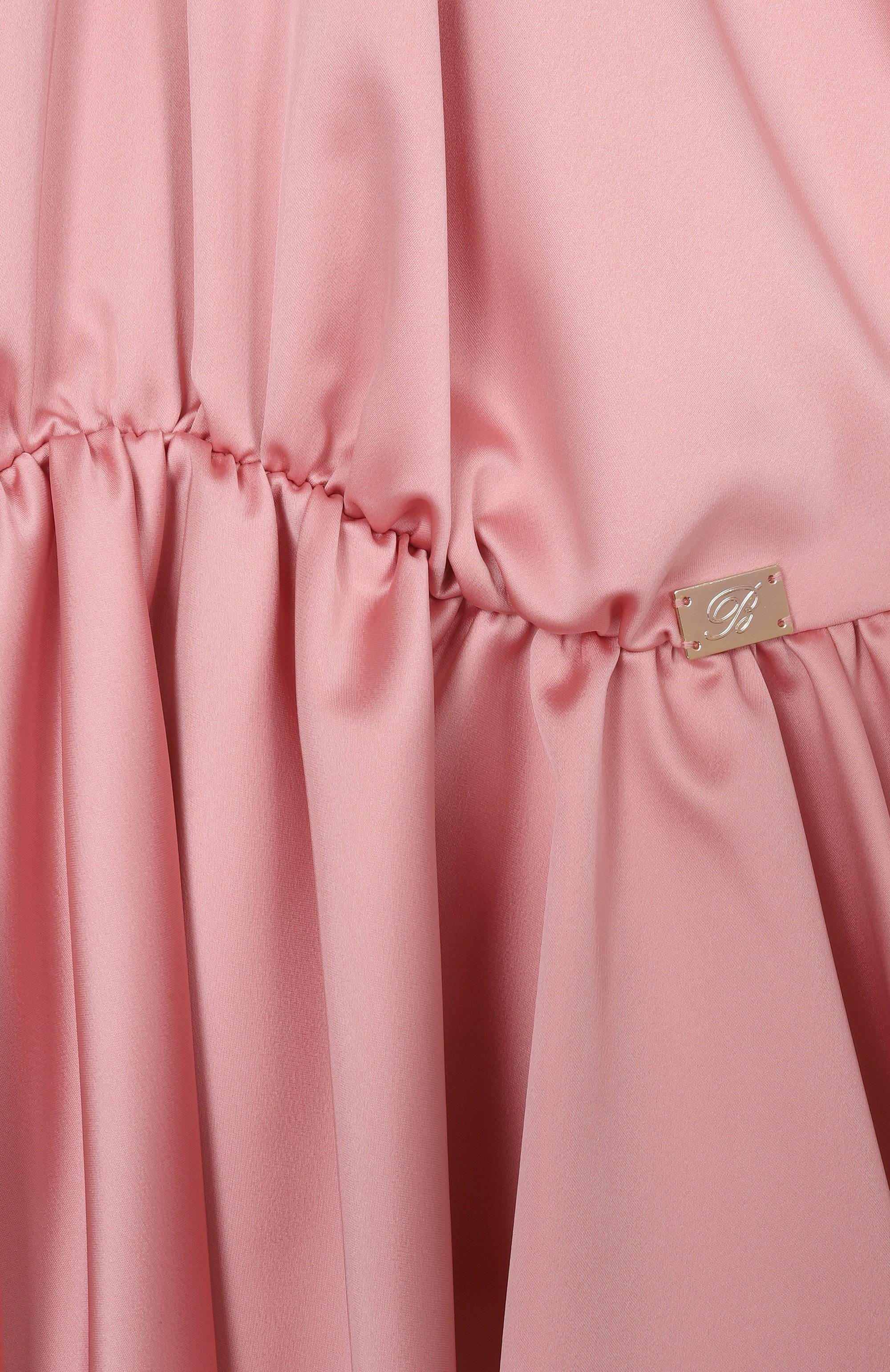 Атласное платье BLUMARINE розового цвета по цене 29900 руб., арт. BFAB0410/RA032_001, фото 3 Атласное платье BLUMARINE, арт. BFAB0410/RA032_001, фото 3