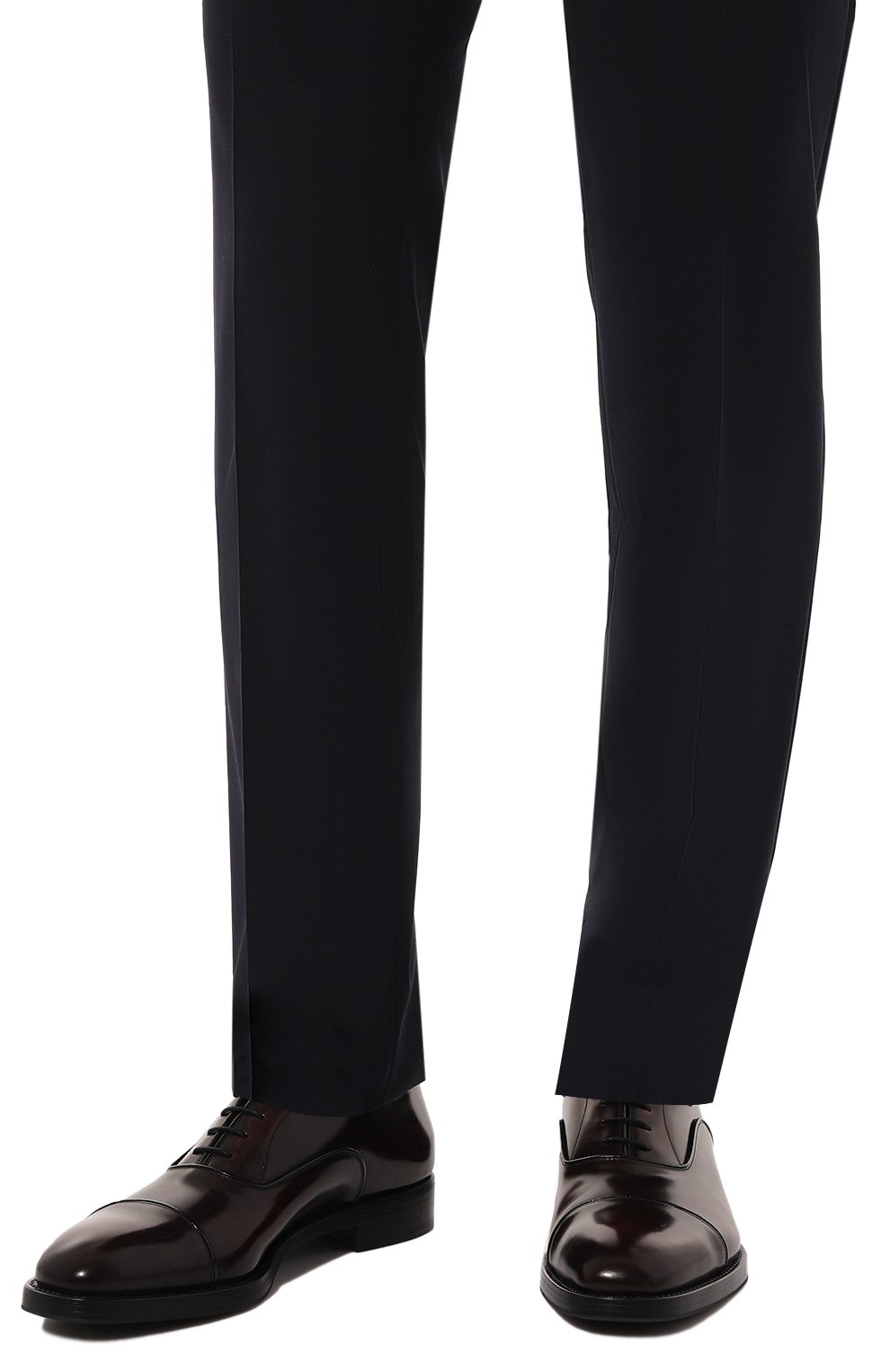 Кожаные оксфорды PRADA, арт. 2EA130-055-F0397-X000, фото 3