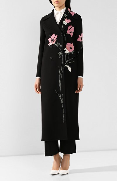 Шерстяное пальто VALENTINO, арт. TB3CA4D015E, фото 3