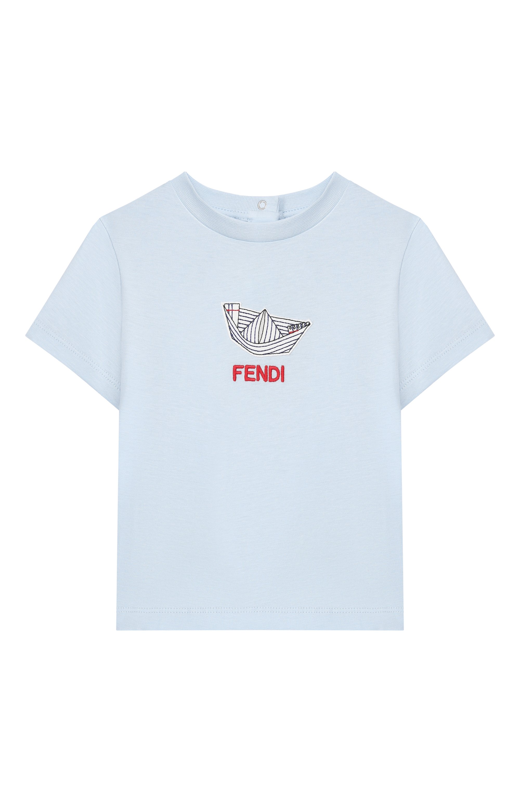 Хлопковая футболка FENDI, арт. BMI286/7AJ, фото 1