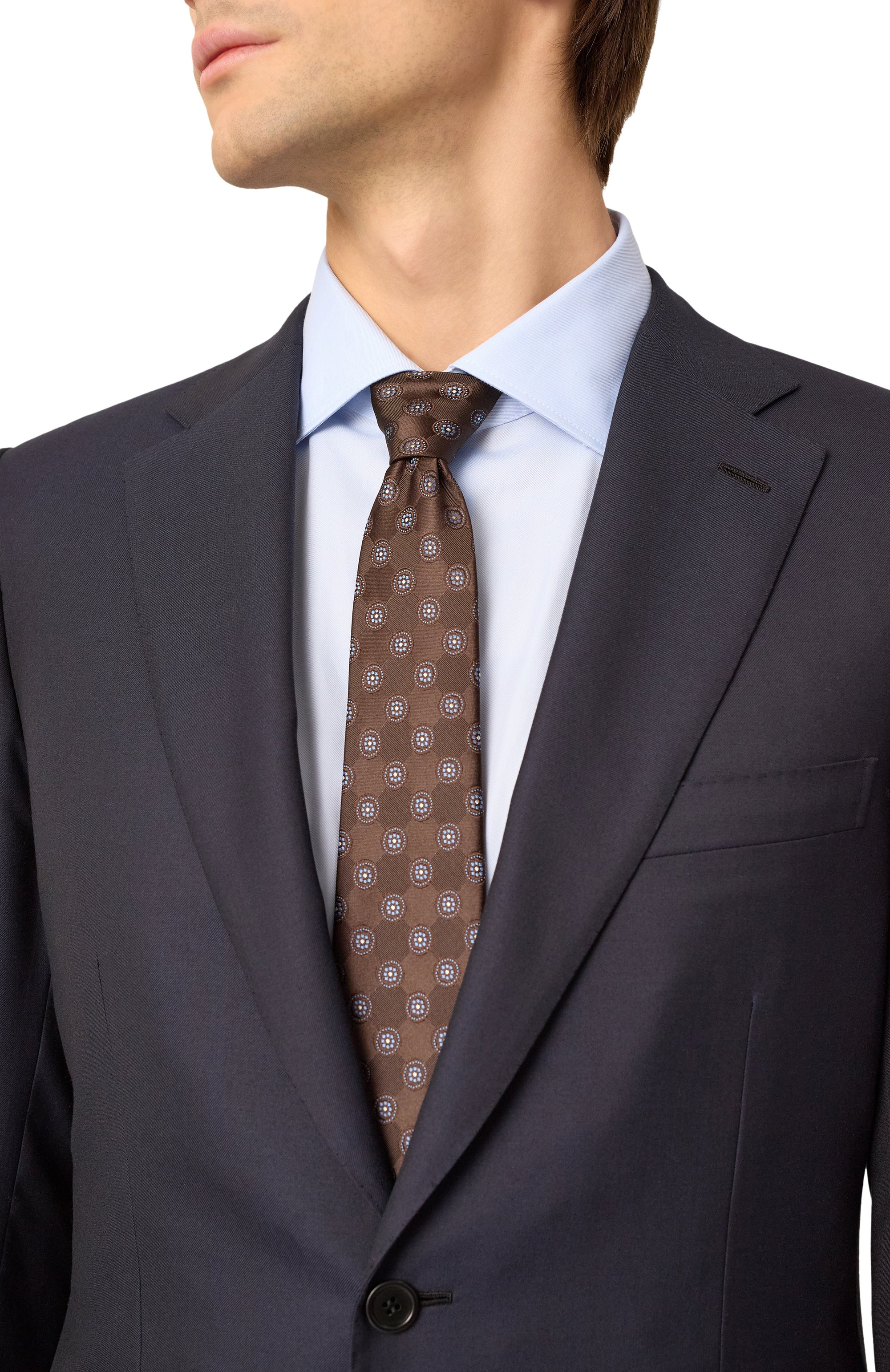 Шелковый галстук CANALI, арт. 18/HJ04248, фото 2