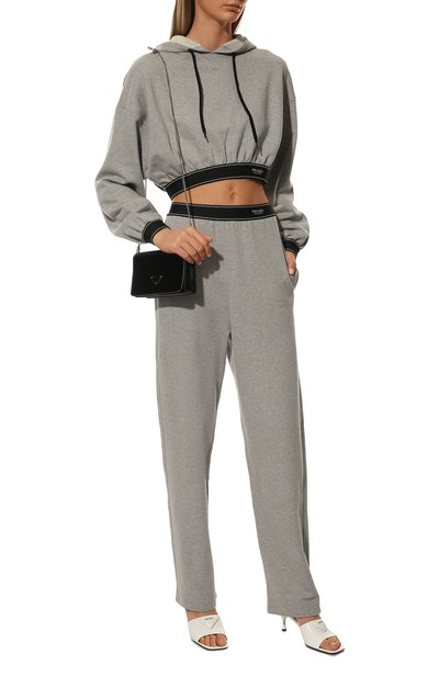 Хлопковое худи PRADA, арт. 134648-10FI-F0031-221, фото 2