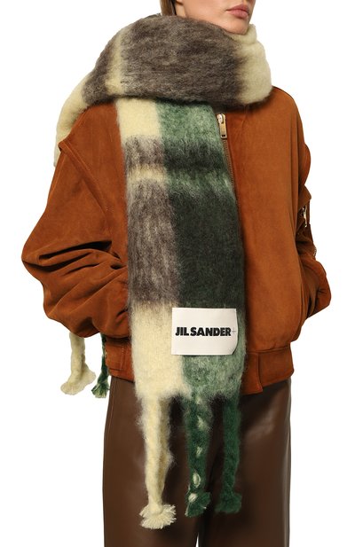 Шерстяной шарф JIL SANDER, арт. J40TE0124/J40041, фото 2