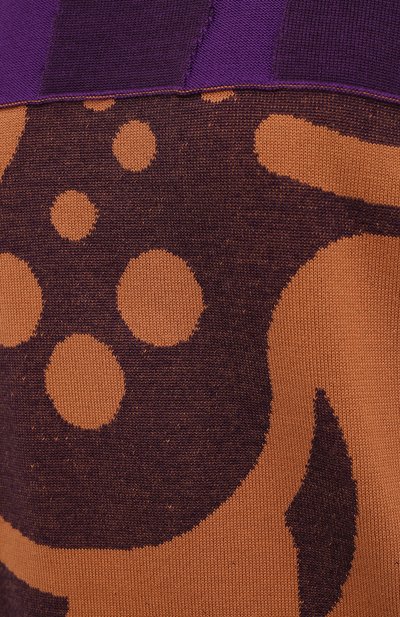 Хлопковый пуловер KENZO фиолетового цвета по цене 37100 руб., арт. FB62PU6403TC, фото 5 Хлопковый пуловер KENZO, арт. FB62PU6403TC, фото 5