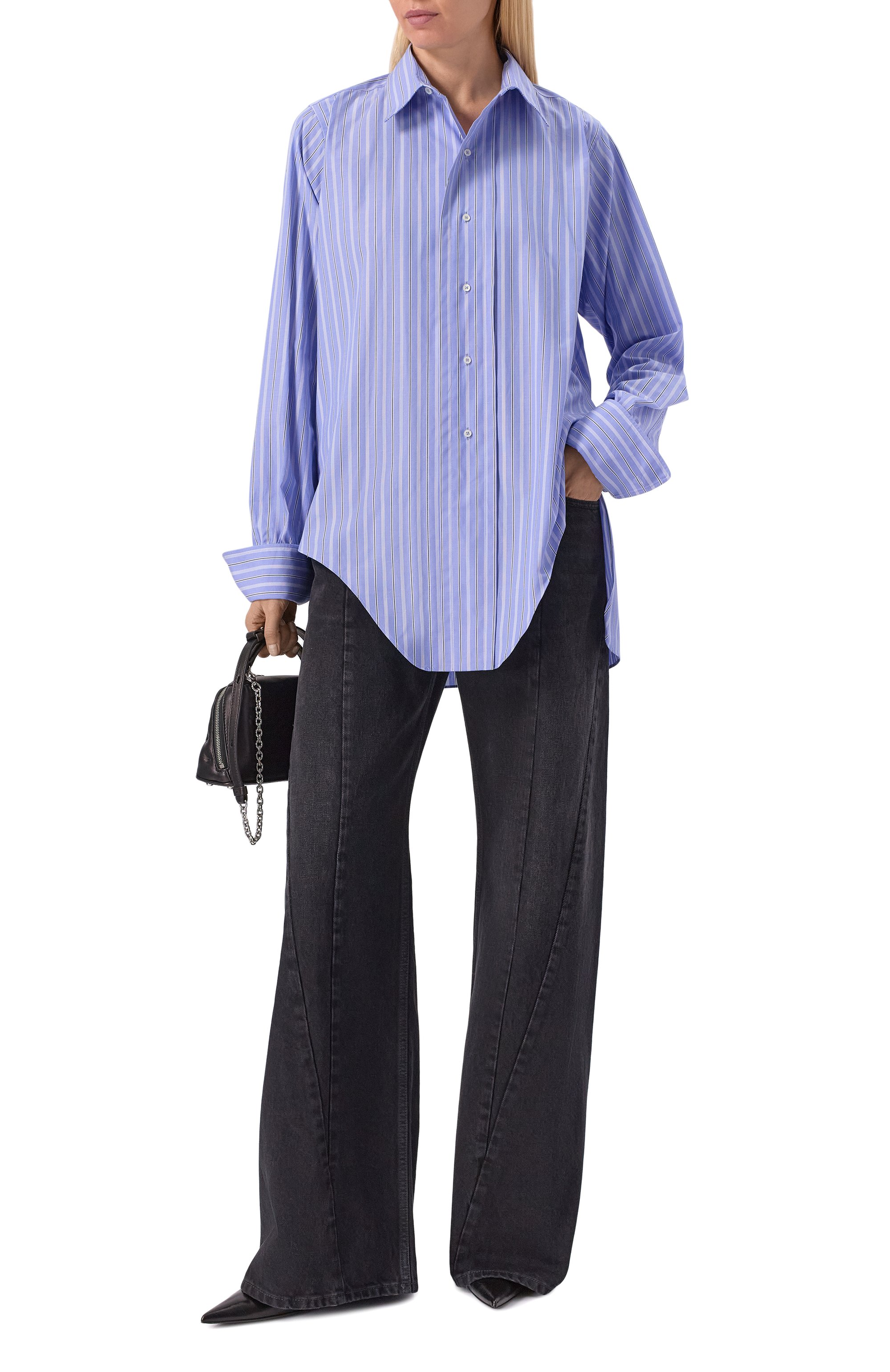 Хлопковая рубашка MAISON MARGIELA, арт. S29DT0006/M35625, фото 2