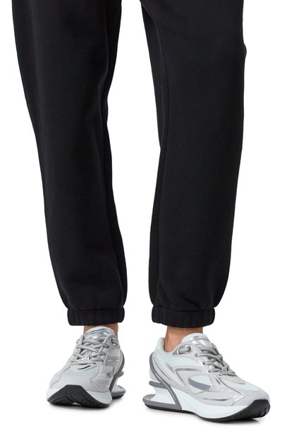 Комбинированные кроссовки first 1 FENDI светло-серого цвета по цене 99450 руб., арт. 8E8452 AQ70, фото 3 Комбинированные кроссовки first 1 FENDI, арт. 8E8452 AQ70, фото 3