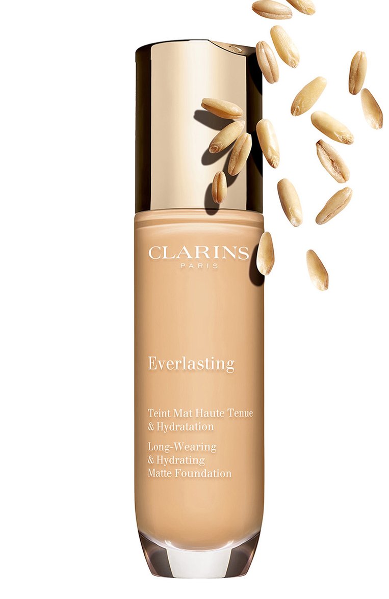 Устойчивый тональный крем everlasting, 100.5w (30ml) CLARINS  цвета, арт. 80068045 | Фото 8 (Региональные ограничения белый список (Axapta Mercury): Не проставлено; Нос: Не проставлено; Финишное покрытие: Матовый; SPF фильтр: Минимальный (0-5))