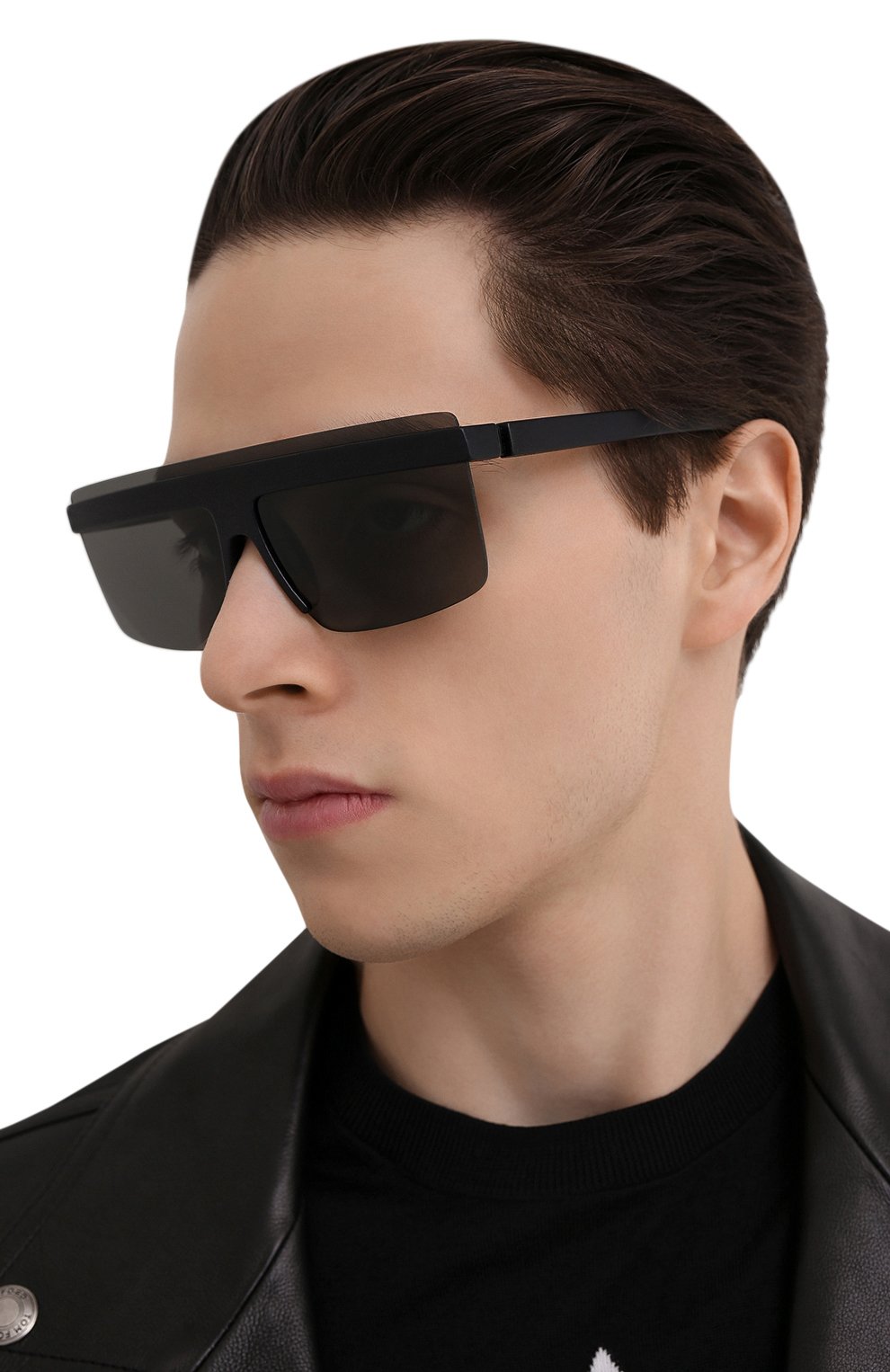Солнцезащитные очки MAISON MARGIELA, арт. MMCIRCLE002/PITCH BLACK/DGY SHIELD 301, фото 3