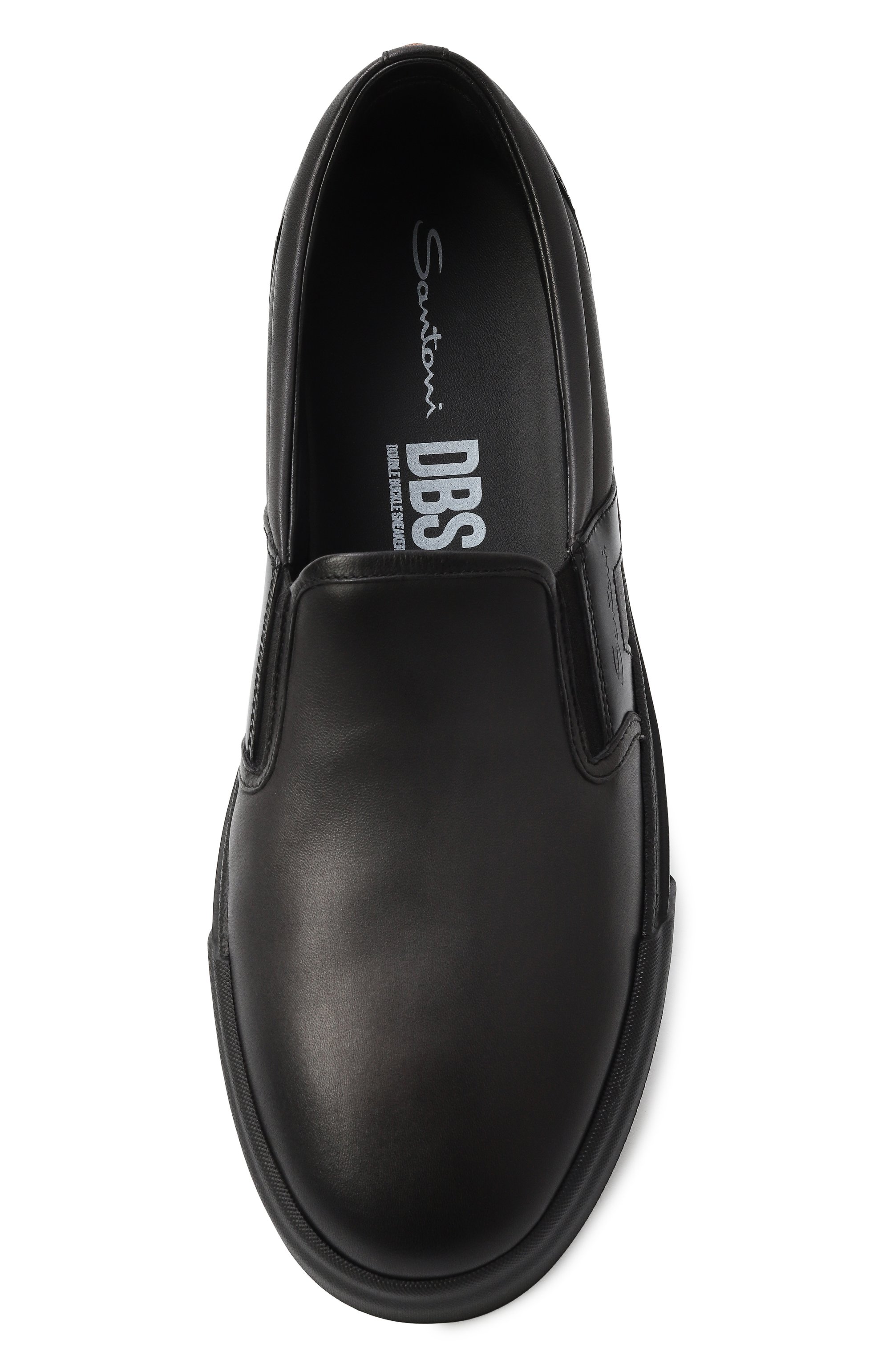 Кожаные слипоны gloria SANTONI, арт. MBGG22125NE0TG0N, фото 6