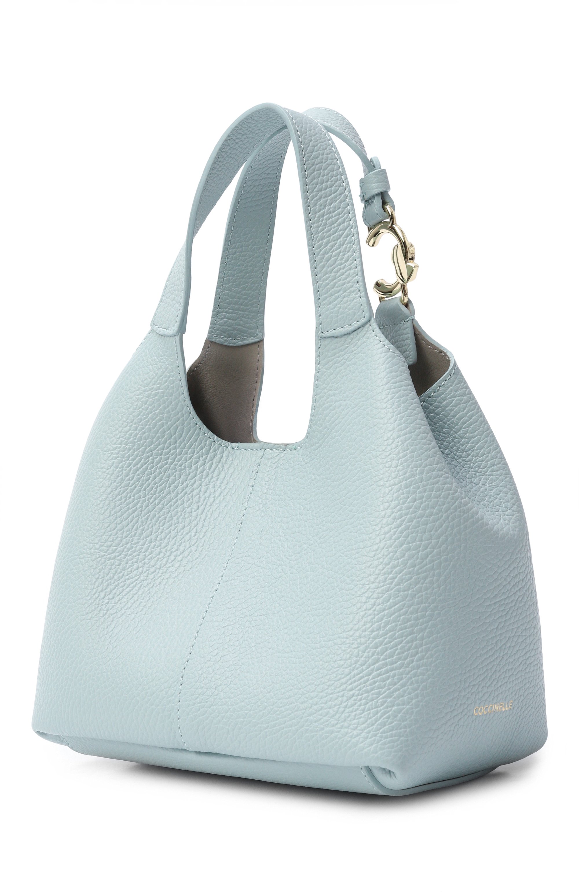 Сумка c-easy mini COCCINELLE бирюзового цвета по цене 31300 руб., арт. E1 SHA 58 01 01, фото 4 Сумка c-easy mini COCCINELLE, арт. E1 SHA 58 01 01, фото 4