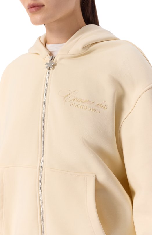 Хлопковая толстовка Comme des Fuckdown CFABW01393 Кремовый  CFABW01393 Фото 5