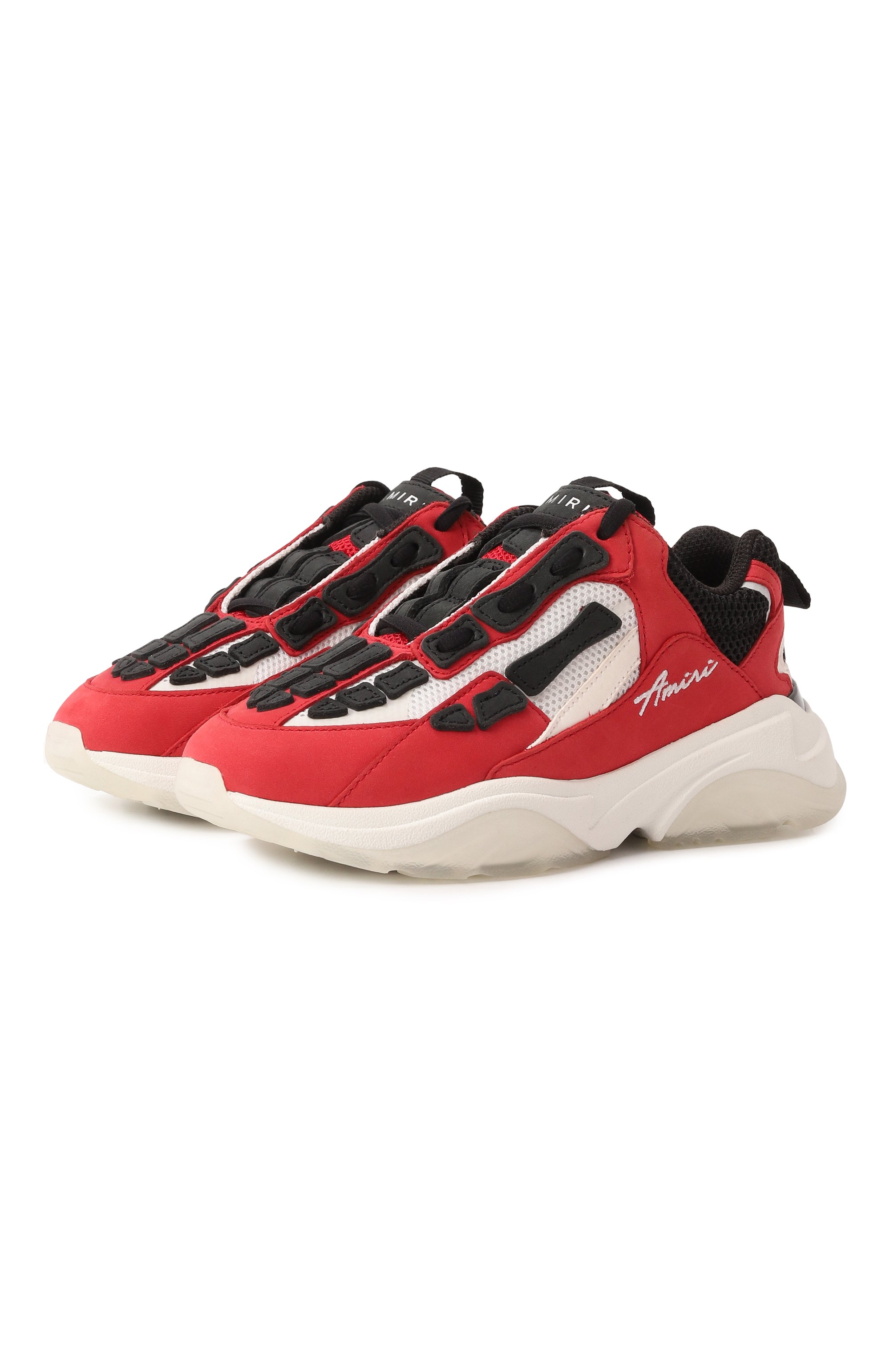 Кожаные кроссовки bone runner AMIRI, арт. AKF0SR1016, фото 1