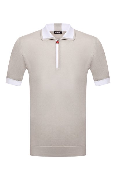 Мужская хлопковое поло KITON, арт. UK571