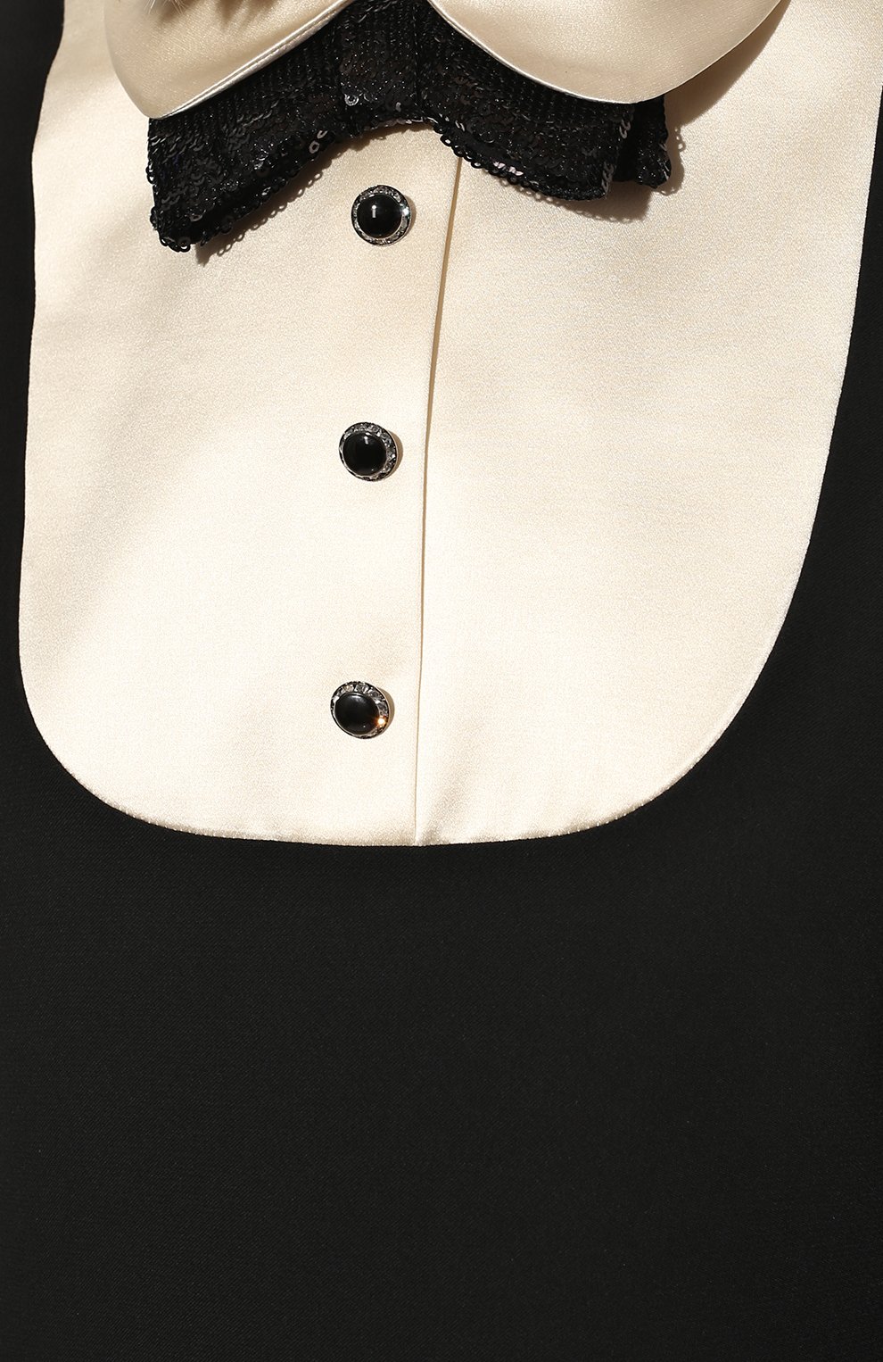 Платье из вискозы MIU MIU черного цвета по цене 225000 руб., арт. MF4362-186-F0002, фото 5 Платье из вискозы MIU MIU, арт. MF4362-186-F0002, фото 5