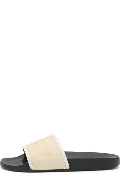 Резиновые шлепанцы с принтом GUCCI, арт. 519996/9QR10, фото 3