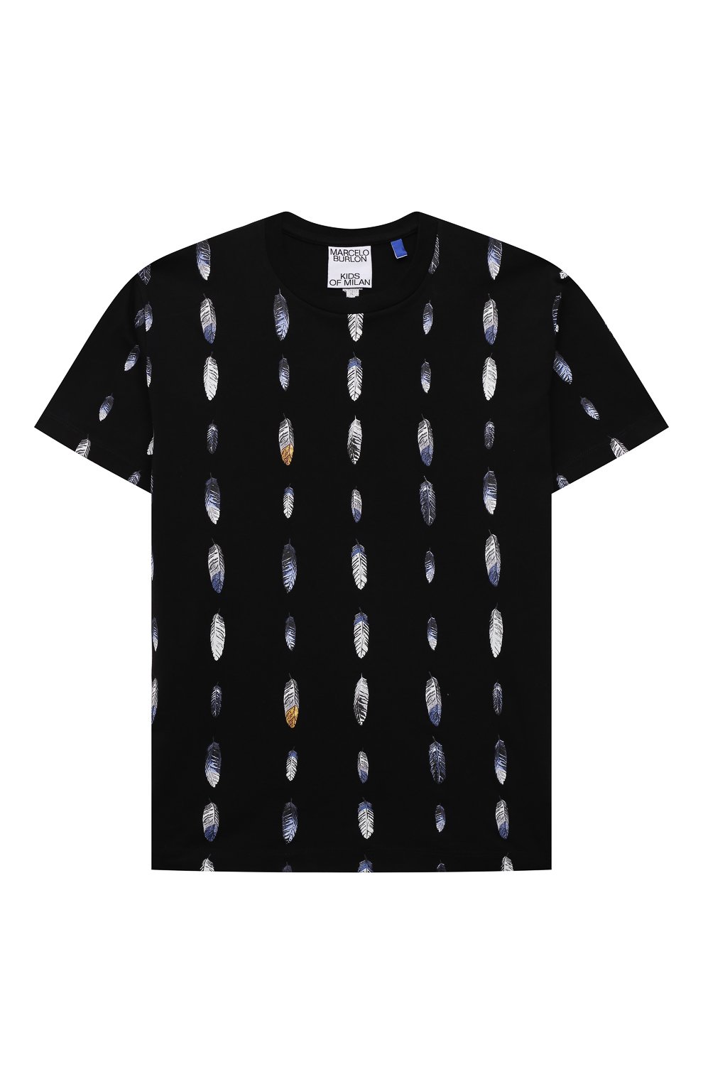 Хлопковая футболка MARCELO BURLON KIDS OF MILAN, арт. CBAA002F21JER004, фото 1