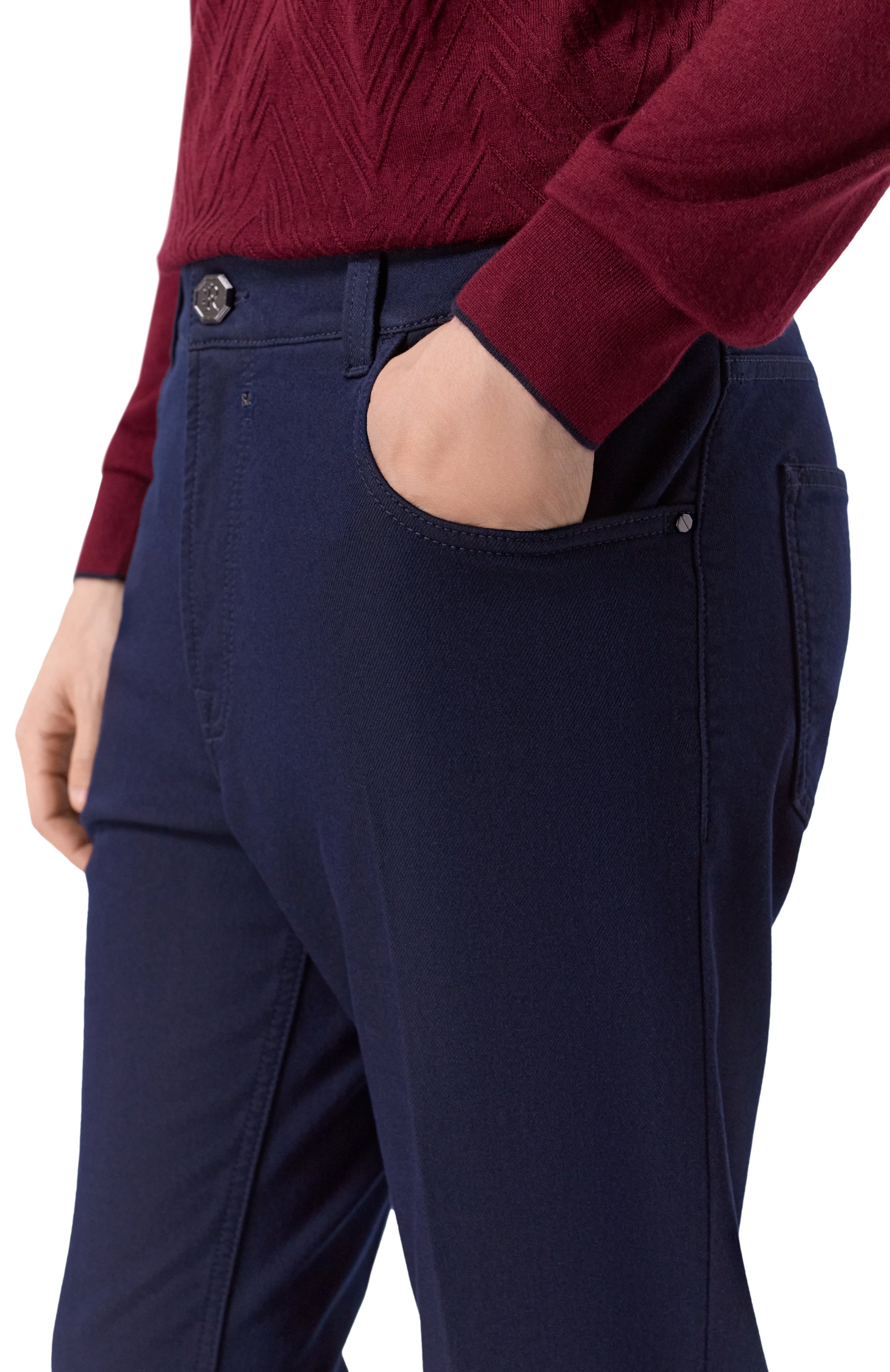 Джинсы STEFANO RICCI темно-синего цвета по цене 164000 руб., арт. MFT53B1070/RT71BL, фото 5 Джинсы STEFANO RICCI, арт. MFT53B1070/RT71BL, фото 5