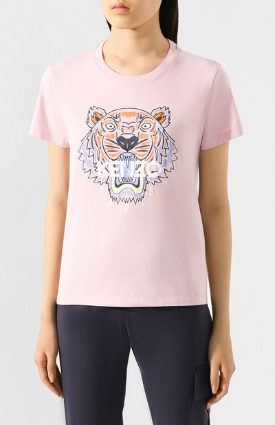 Хлопковая футболка KENZO, арт. FA52TS7214YB, фото 3