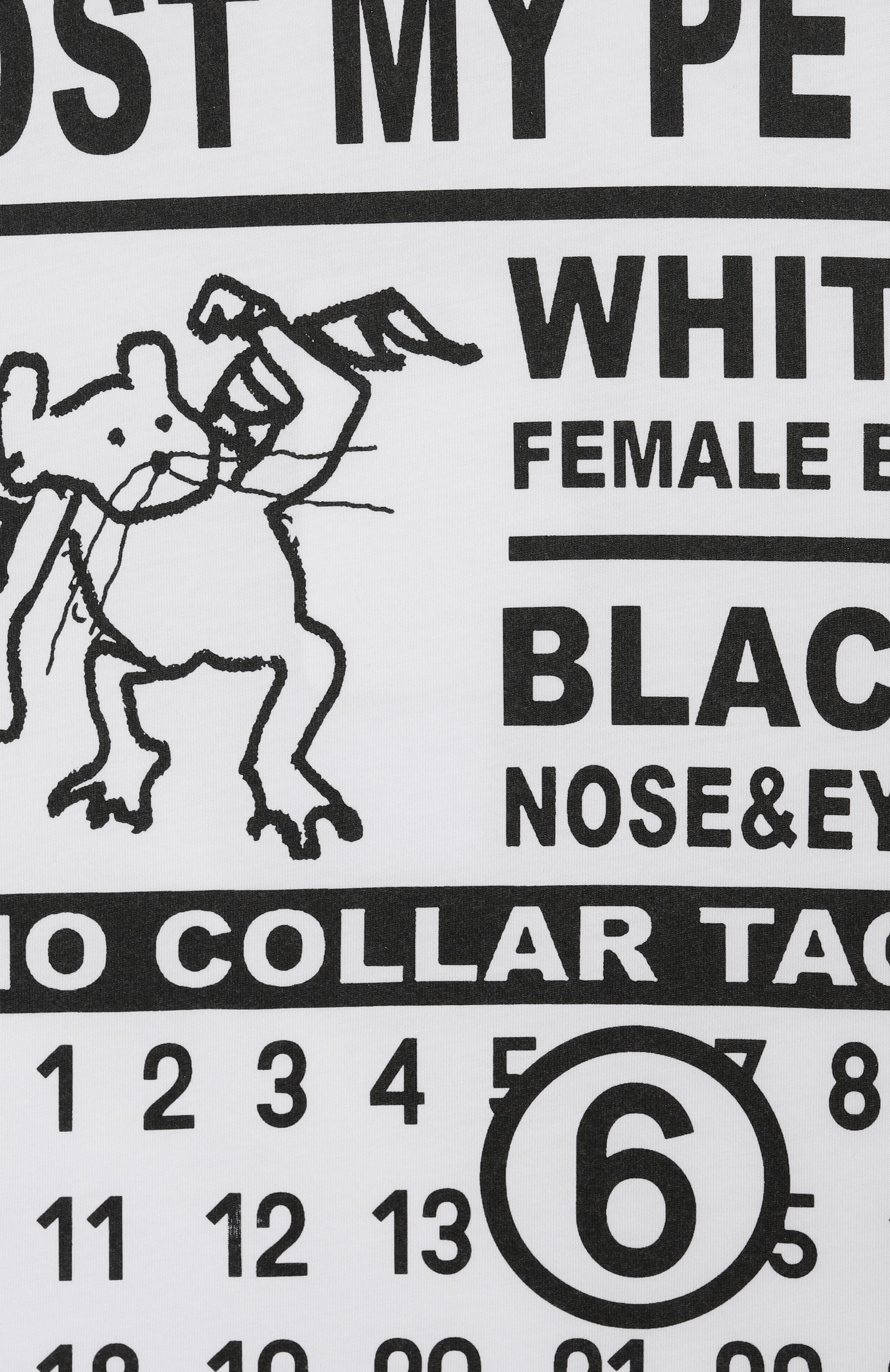 Хлопковая футболка MM6, арт. M60905/MM04I, фото 3