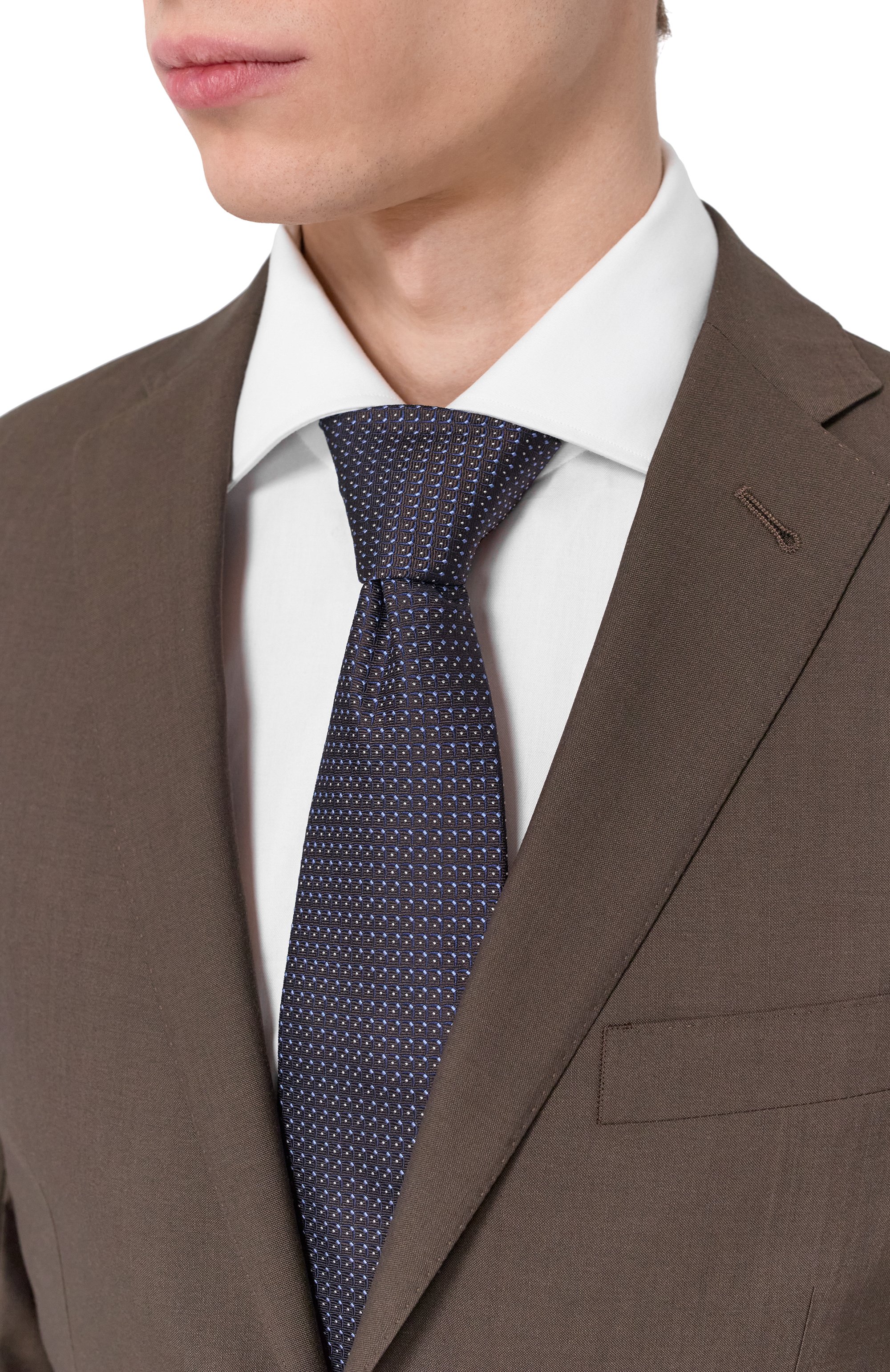 Шелковый галстук CORNELIANI, арт. 25U302-2520306, фото 2