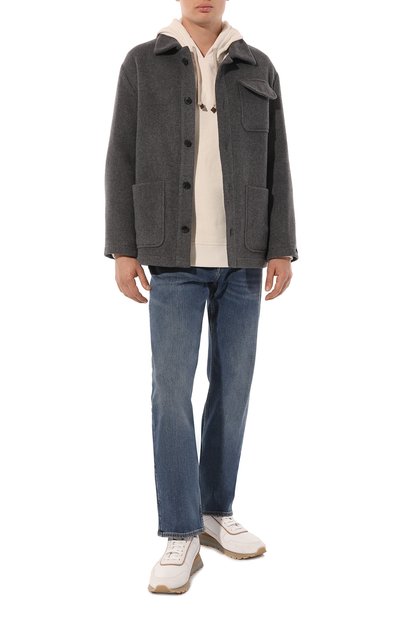 Хлопковое худи BRUNELLO CUCINELLI, арт. MTU23B2215, фото 2